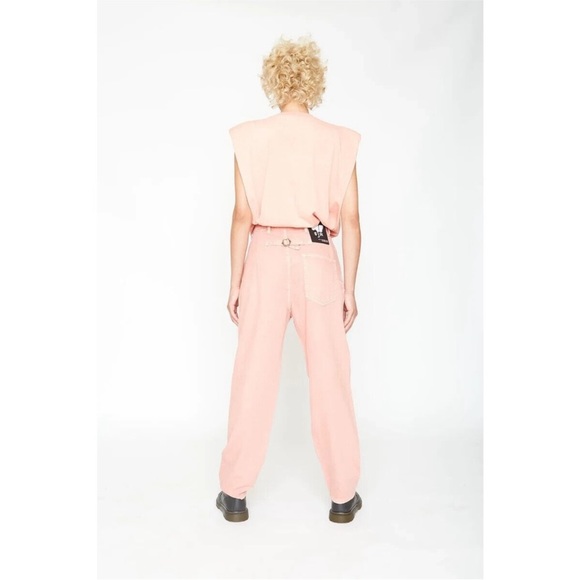 NWT Sandrine Rose Pink Palm Tree Jeans - Picture 3 of 11